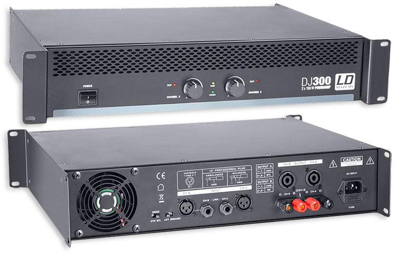 LD Systems PA Power Amplifier  2 x 150W AV Australia Online