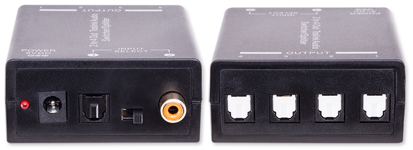Pro2 PRO1359 2:4 Toslink Audio Switcher / Splitter 
